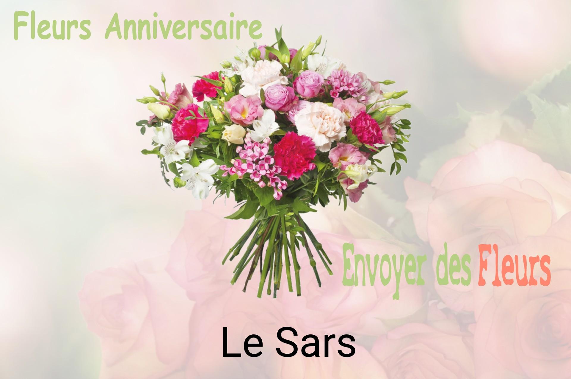 Bouquet de fleurs d’anniversaire livré à Le Sars